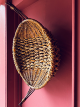 Willow and Rush, Circular Hazel Frame Basket