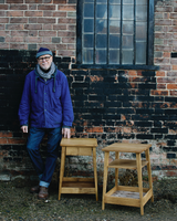 Kersey Oak & Walnut Side Tables