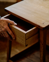 Kersey Oak & Walnut Side Tables