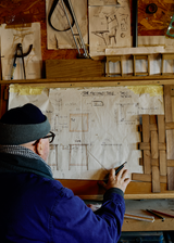 Kersey Oak & Walnut Side Tables