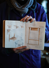 Kersey Oak & Walnut Side Tables