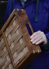 Kersey Oak & Walnut Side Tables