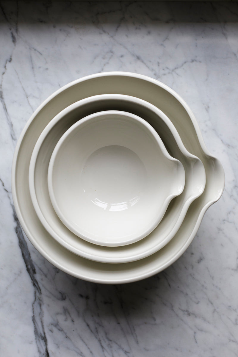 Porcelain Mixing Bowls Set - Lars. P Soendergaard