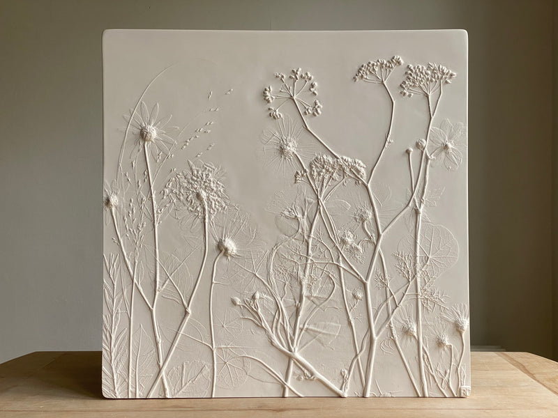 Late Summer Botanical Bas-Relief