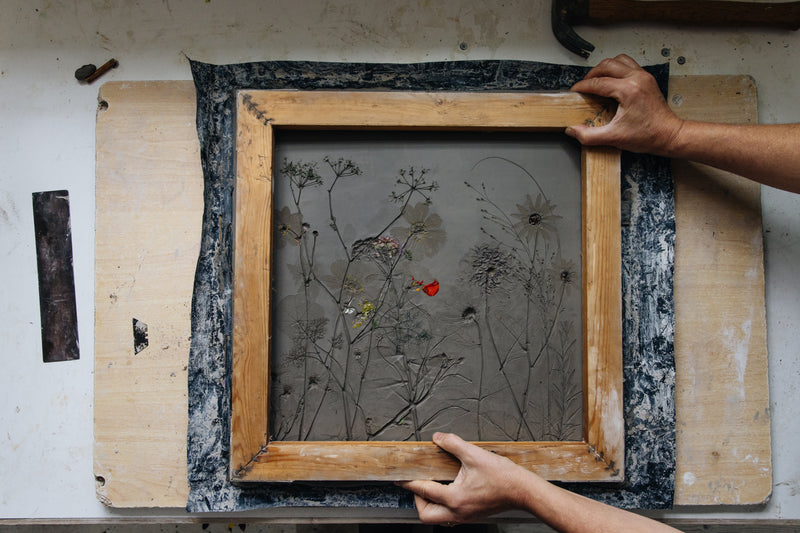 Late Summer Botanical Bas-Relief