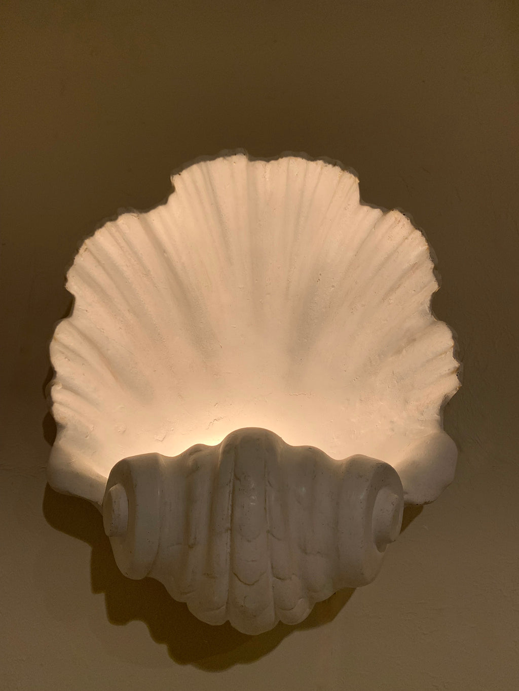 Shell Wall Plaster Scallop Shell Plaster Wall Lights – The Merchant's Table