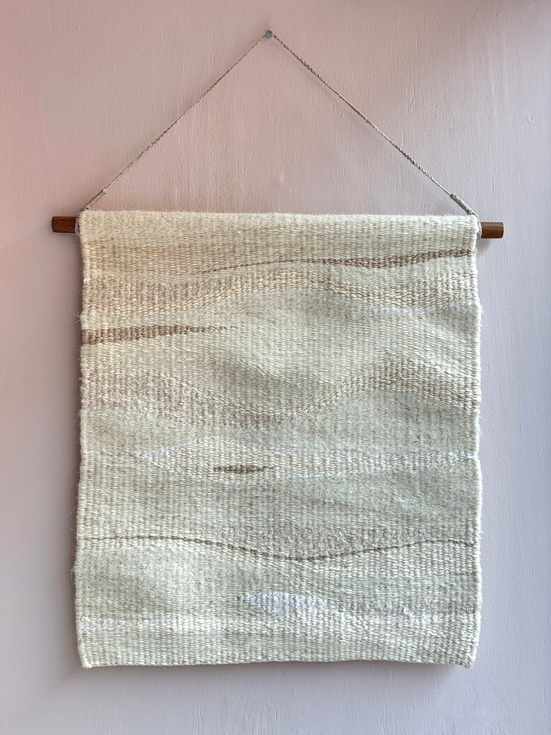 ‘Woven Love’ Silk & Wool Wall Hanging