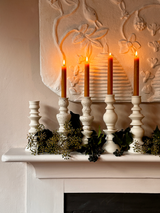 Crag & Porcelain Dinner Candlesticks
