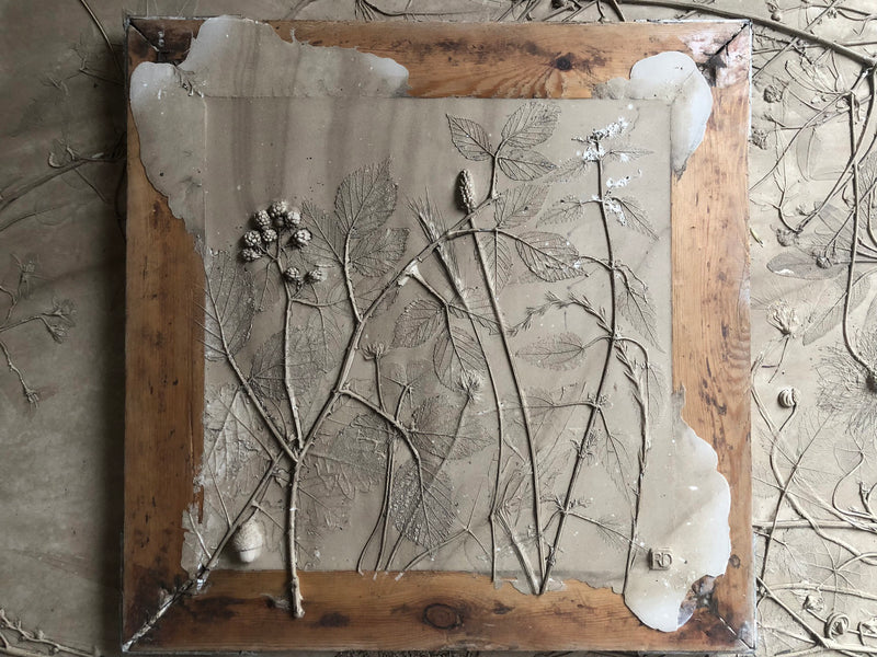 Harvest Home Autumnal Botanical Bas-Relief