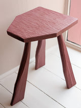 Red Milking Stool / Table