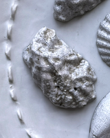 Crackle Raku Fired Porcelain Shells