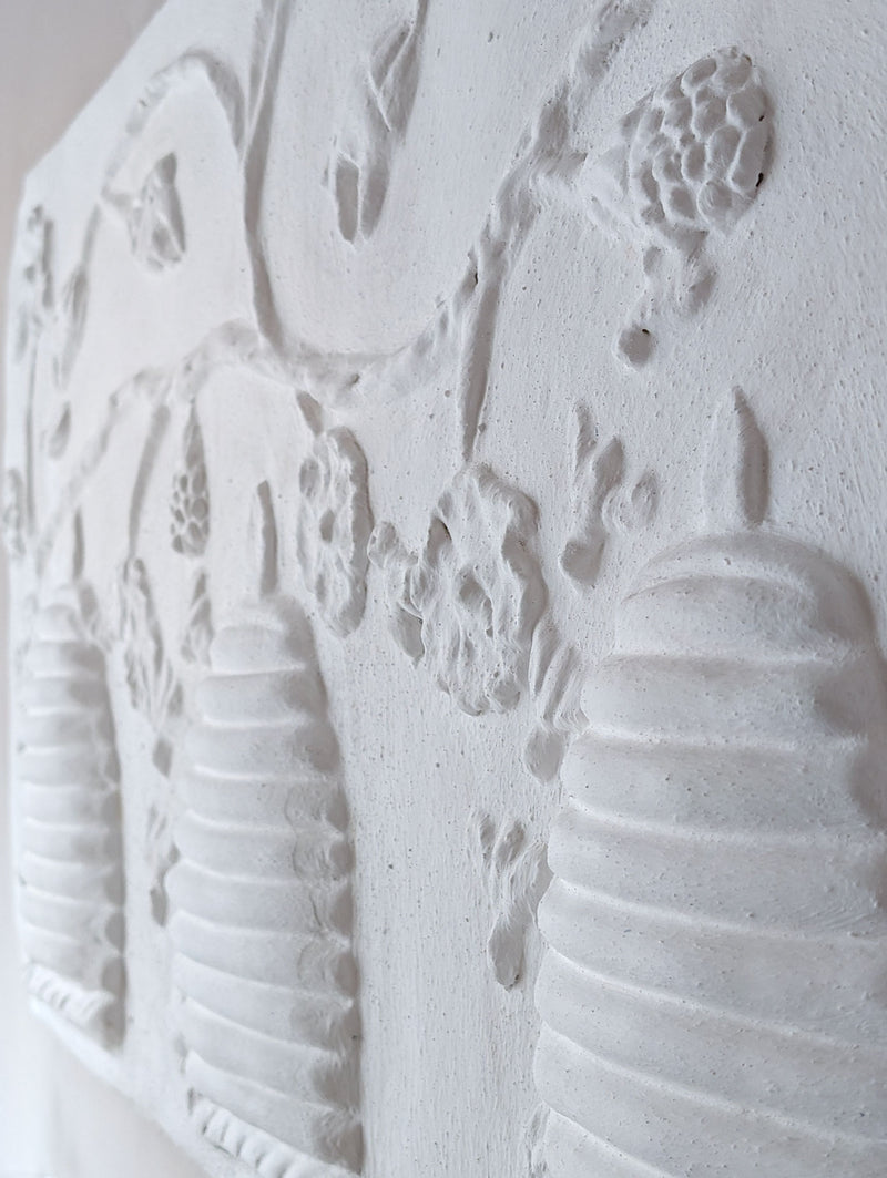 Bee Skeep Pargetted Panel