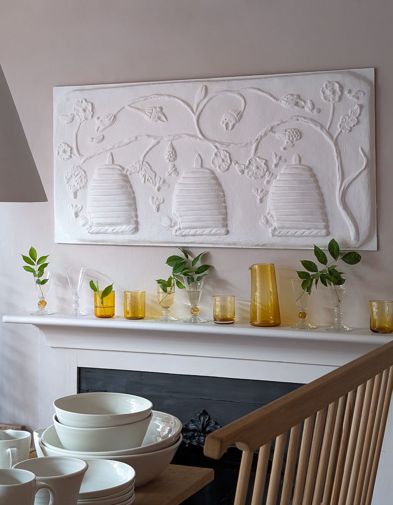 Bee Skeep Pargetted Panel