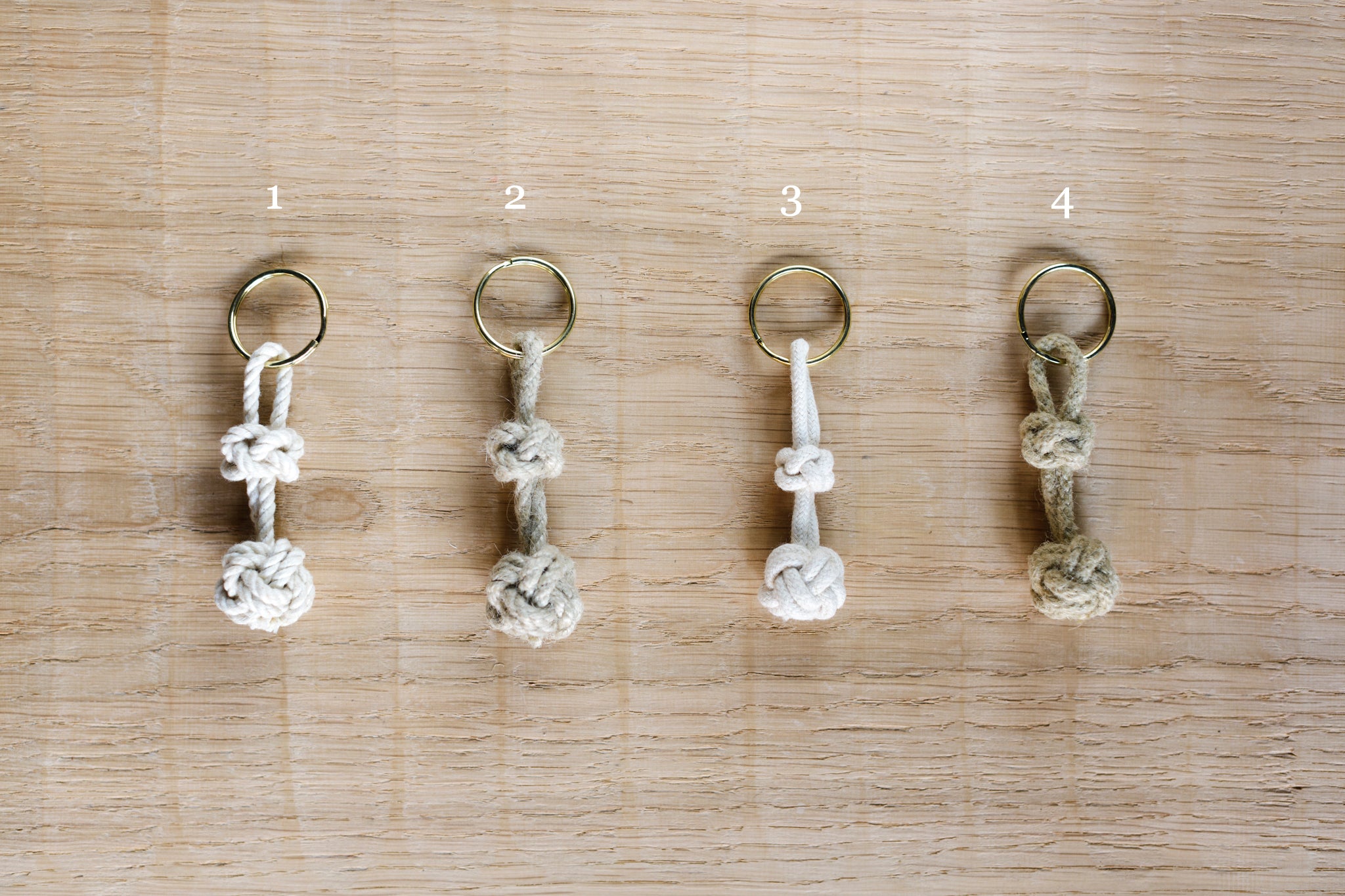 Rope Knot Light Pulls or Keyrings – The Merchant's Table
