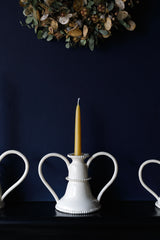 Creamware Candlesticks - Emily Mitchell