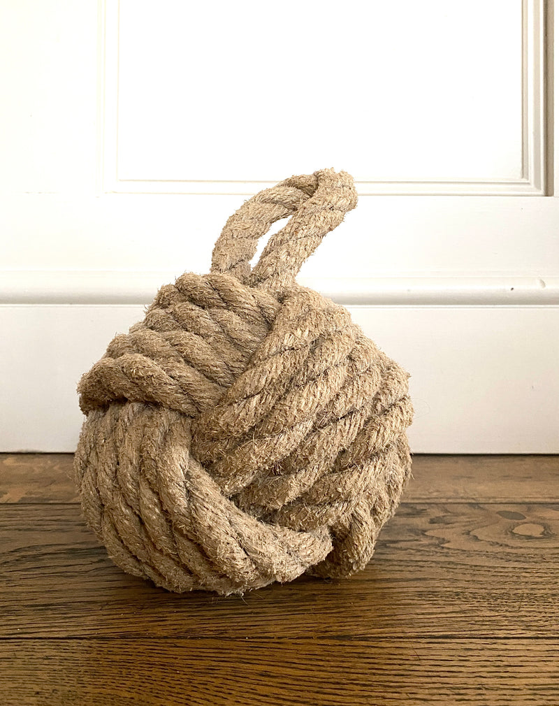 Sailor's Knot Monkey Fist Nautical Rope Door Stop – Salty Home