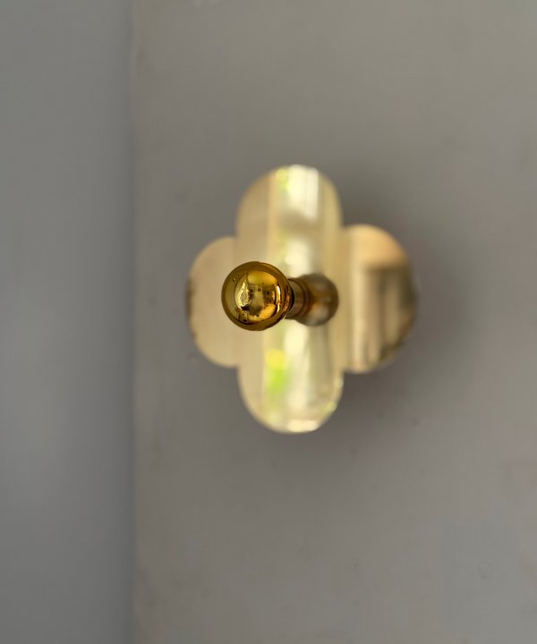 Fleur, Brass Wall Light - Charlotte Packe