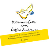 Ukrainian Cake and Coffee Fundraiser - March 16th 2022
