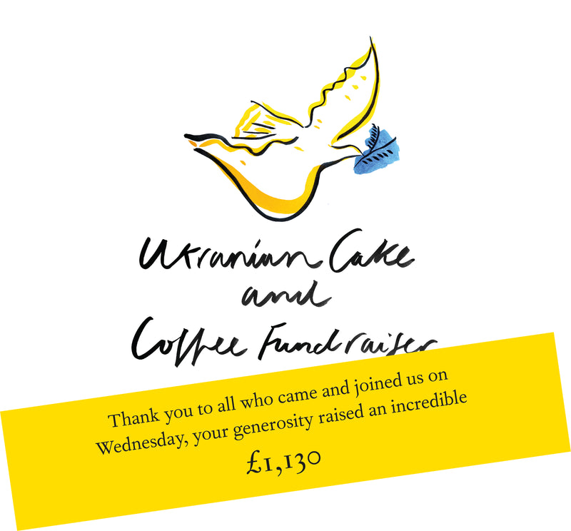 Ukrainian Cake and Coffee Fundraiser - March 16th 2022