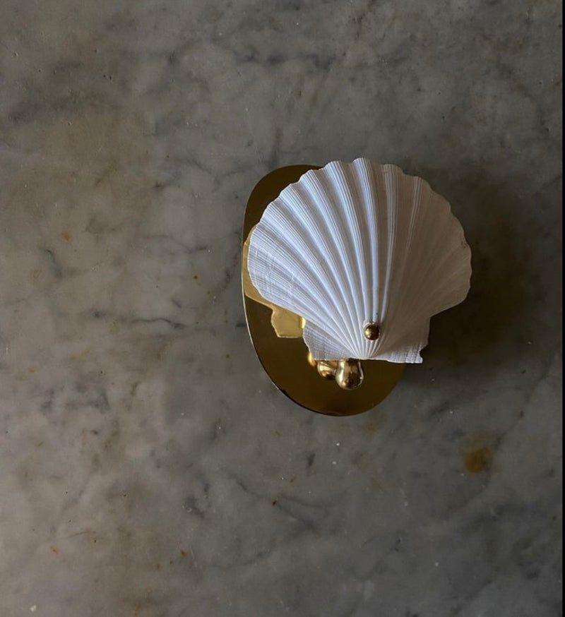 Scallop Shell Electric Sconce