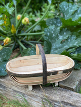 Royal Sussex Willow and Sweet Chestnut Trugs