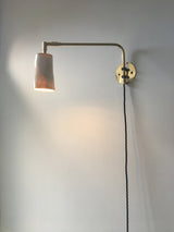Horn & Brass Swing Arm Wall Light - Charlotte Packe